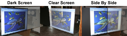 rear projection screens